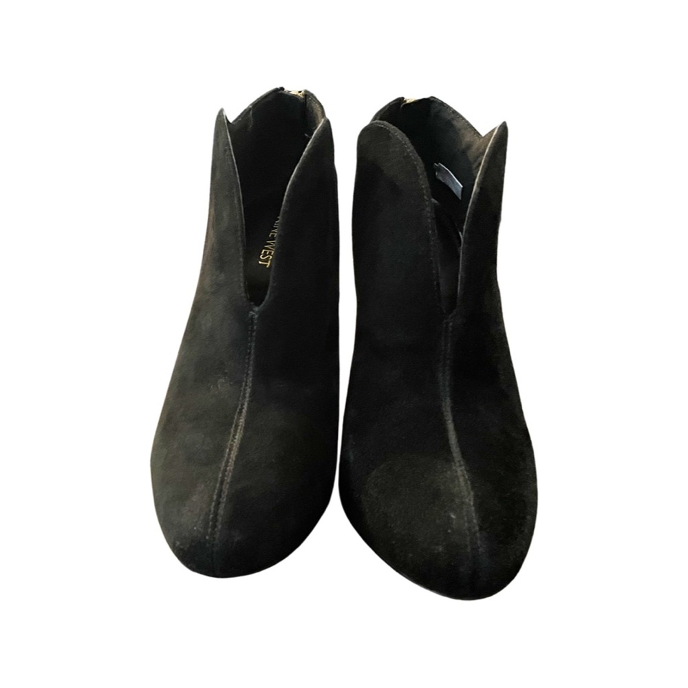 Nine West Black Bootie Heels
